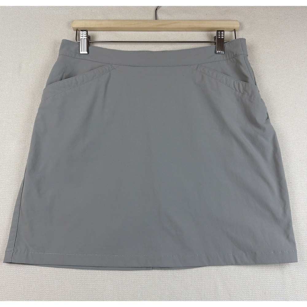 Eddie Bauer Skort Womens Size 2 Gray Hiking Tennis Athletic Golf Pickleball